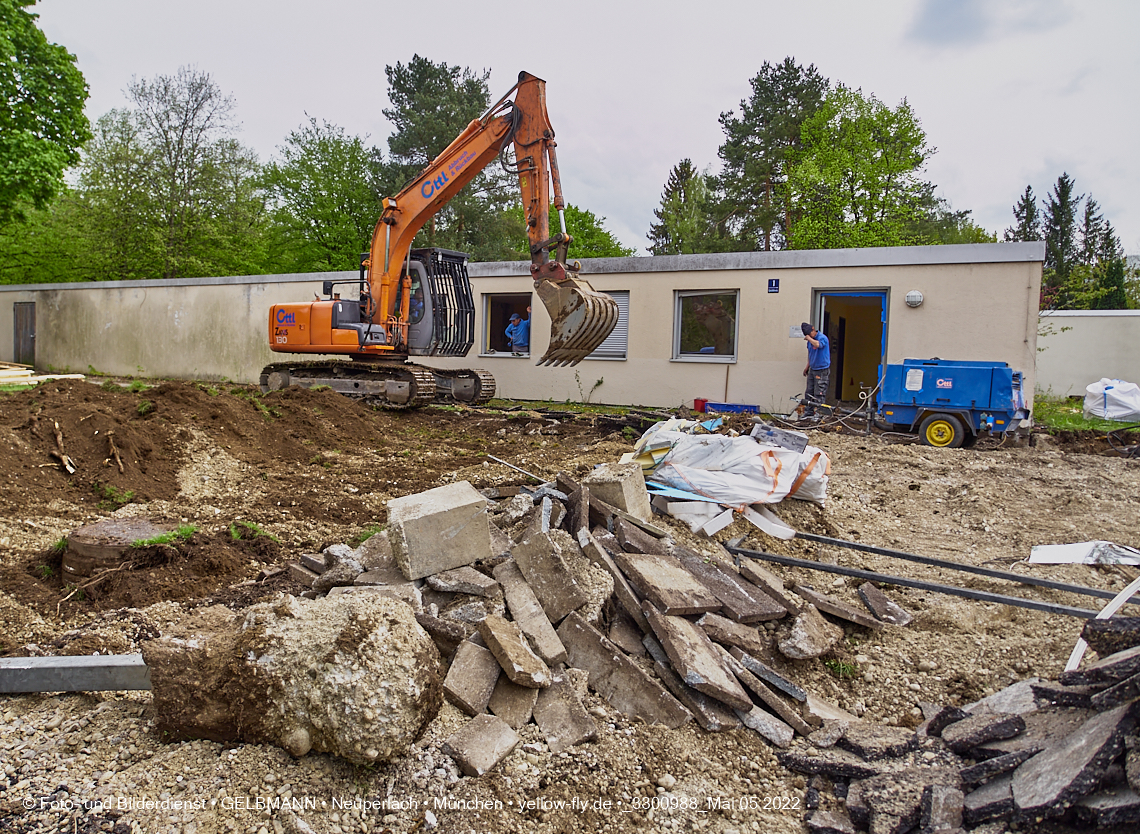 05.05.2022 - Baustelle am Haus für Kinder in Neuperlach
